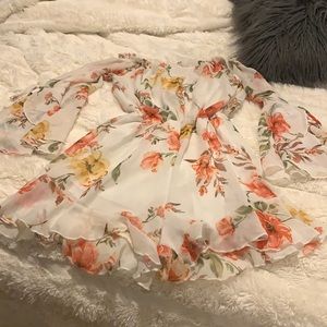 Off the shoulder romper